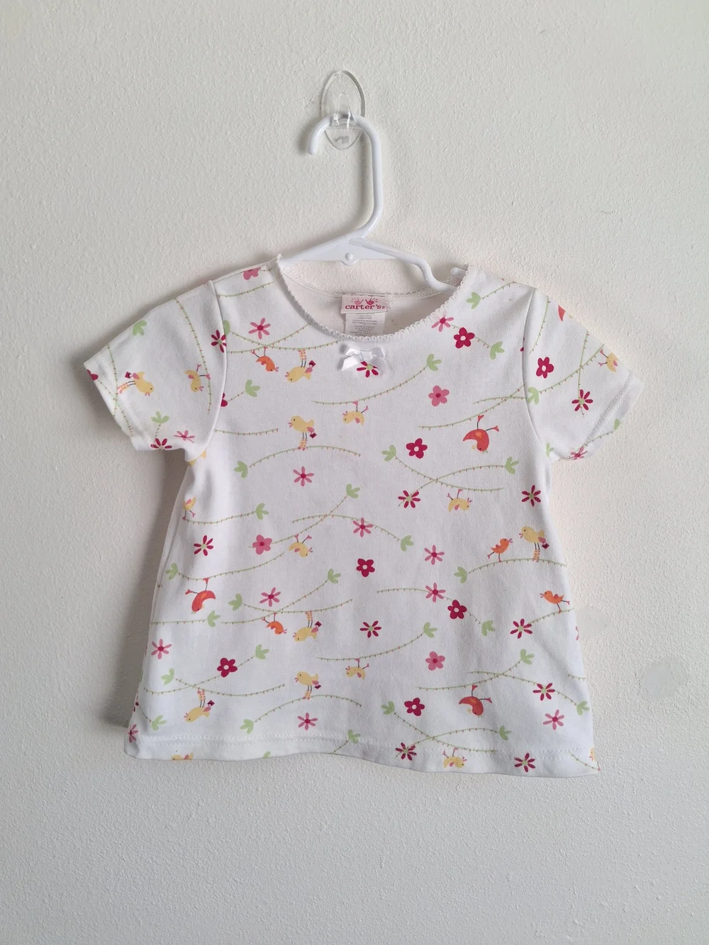 Vintage Carters Girl Flower Top 4T